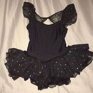 2/4 Wear Moi black leotard